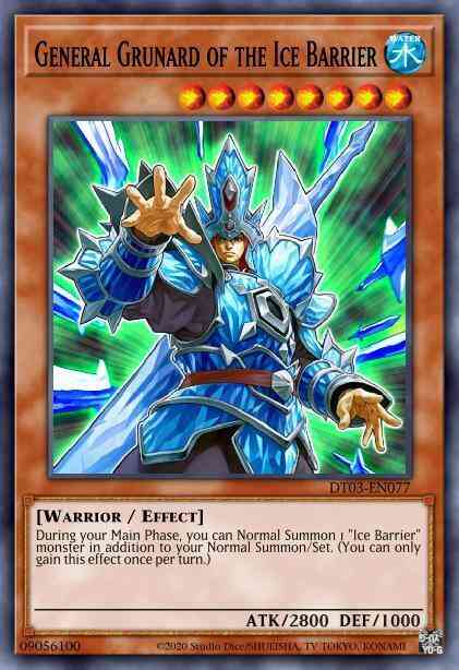 General Grunard of the Ice Barrier - HA03-EN049 - Secret Rare - 1st Edition