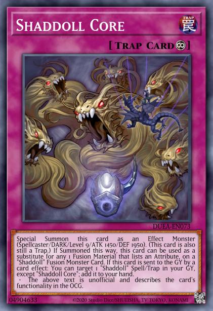 Shaddoll Core - DUEA-EN073 - Super Rare - 1st Edition