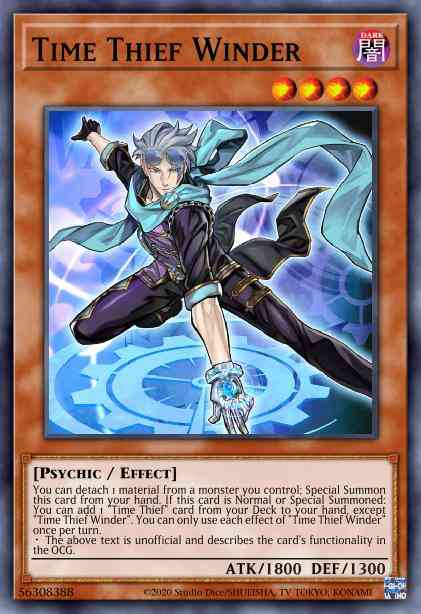 Time Thief Winder - MP20-EN037 - Super Rare - 1st Edition