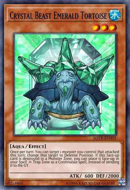 Crystal Beast Emerald Tortoise - LCGX-EN157 - Common - 1st Edition