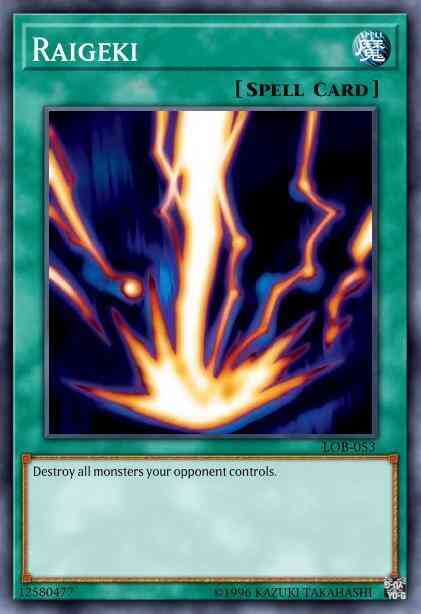 Raigeki - BP01-EN032 - Rare - 1st Edition