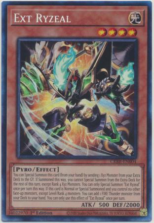 Ext Ryzeal - CRBR-EN004 - Collector's Rare - 1st Edition