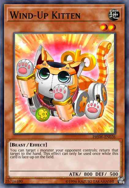 Wind-Up Kitten - PHSW-EN026 - Ultimate Rare - 1st Edition