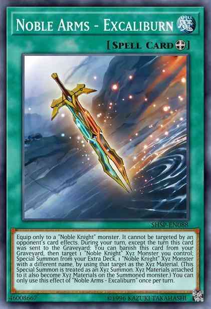 Noble Arms - Excaliburn - NKRT-EN023 - Platinum Rare - Limited