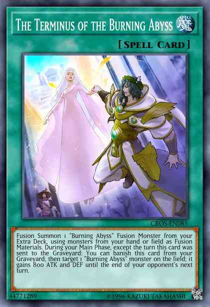 The Terminus of the Burning Abyss - CROS-EN085 - Ultra Rare - Unlimited