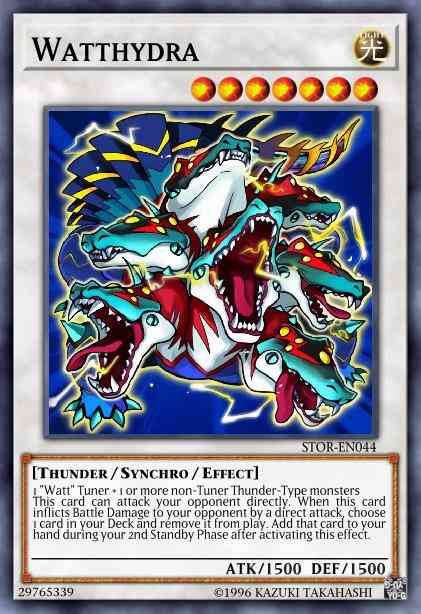 Watthydra - STOR-EN044 - Super Rare - 1st Edition