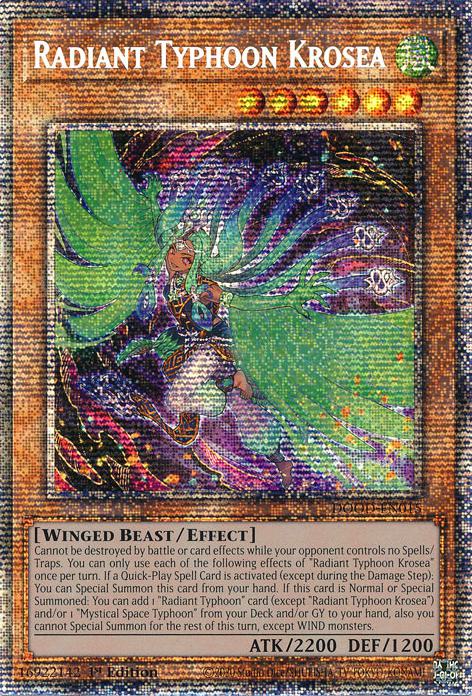 Radiant Typhoon Krosea - DOOD-EN015 - Starlight Rare - 1st Edition