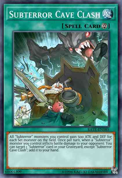Subterror Cave Clash - RATE-EN085 - Super Rare - 1st Edition