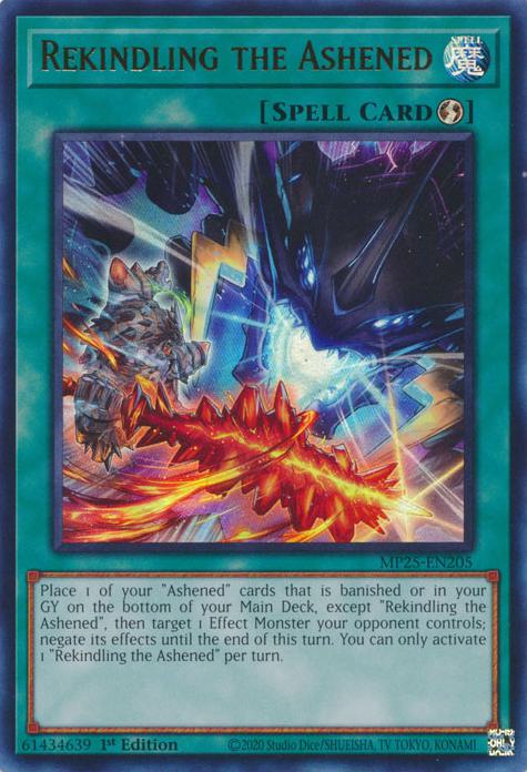 Rekindling the Ashened - MP25-EN205 - Ultra Rare - 1st Edition