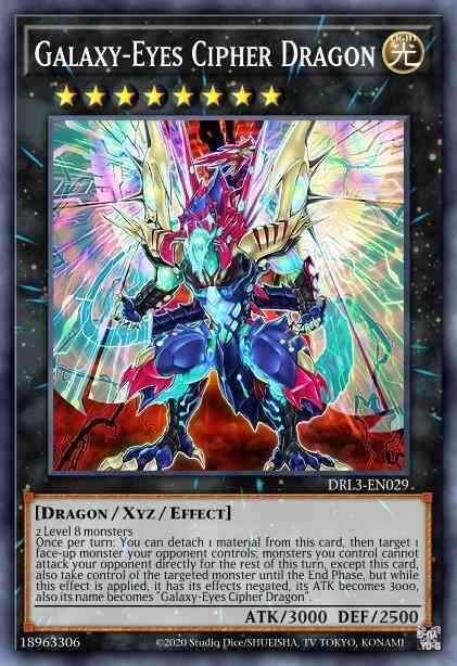 Galaxy-Eyes Cipher Dragon - DLCS-EN125 - Ultra Rare - 1st Edition