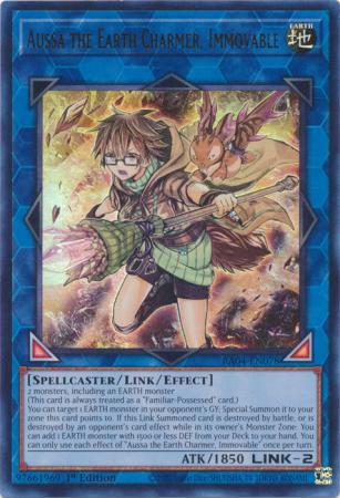 Aussa the Earth Charmer, Immovable - RA04-EN078 - Ultra Rare - 1st Edition