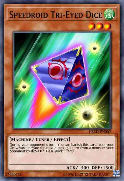Speedroid Tri-Eyed Dice - SP17-EN023 - Common - 1st Edition