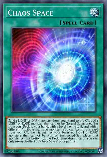 Chaos Space - TOCH-EN009 - Super Rare - 1st Edition