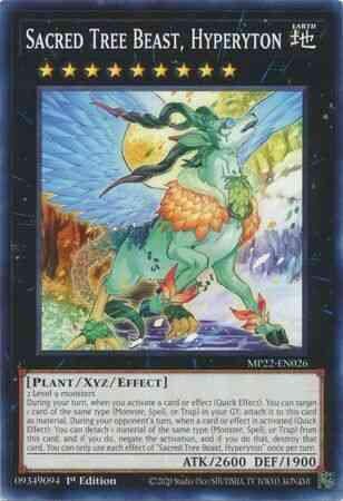 Sacred Tree Beast, Hyperyton - MP22-EN026 - Common - 1st Edition