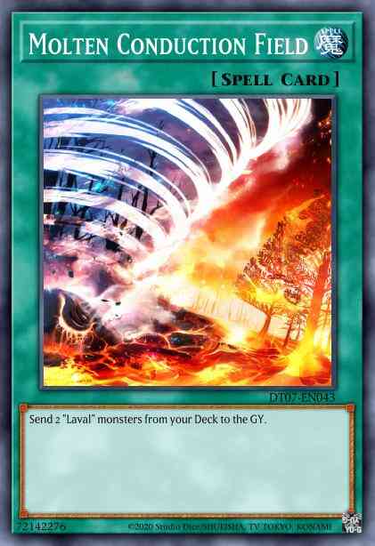 Molten Conduction Field - HA07-EN025 - Secret Rare - 1st Edition