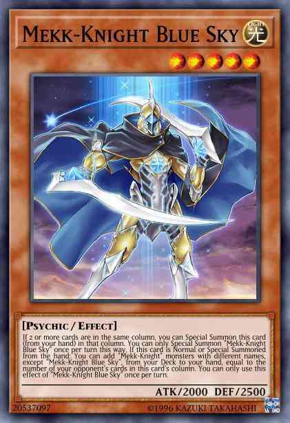 Mekk-Knight Blue Sky - EXFO-EN014 - Secret Rare - Unlimited