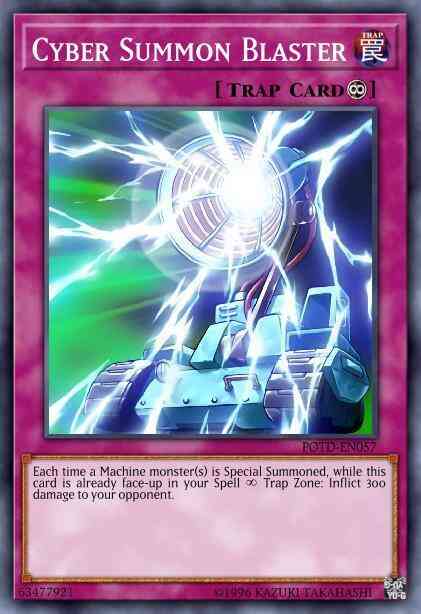 Cyber Summon Blaster - POTD-EN057 - Rare - 1st Edition