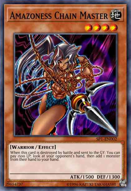 Amazoness Chain Master - GLD3-EN017 - Common - Limited