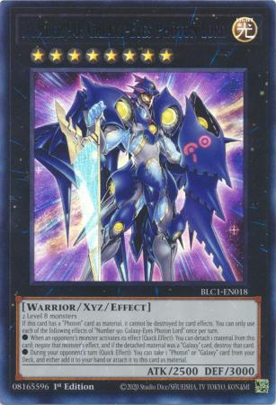Number 90: Galaxy-Eyes Photon Lord - Silver - BLC1-EN018 - Ultra Rare - 1st Edition