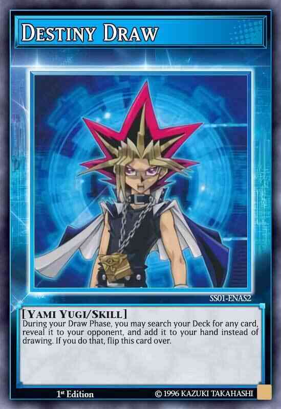 Destiny Draw (Skill Card) - YDPR-ENS01 - Ultra Rare - Limited