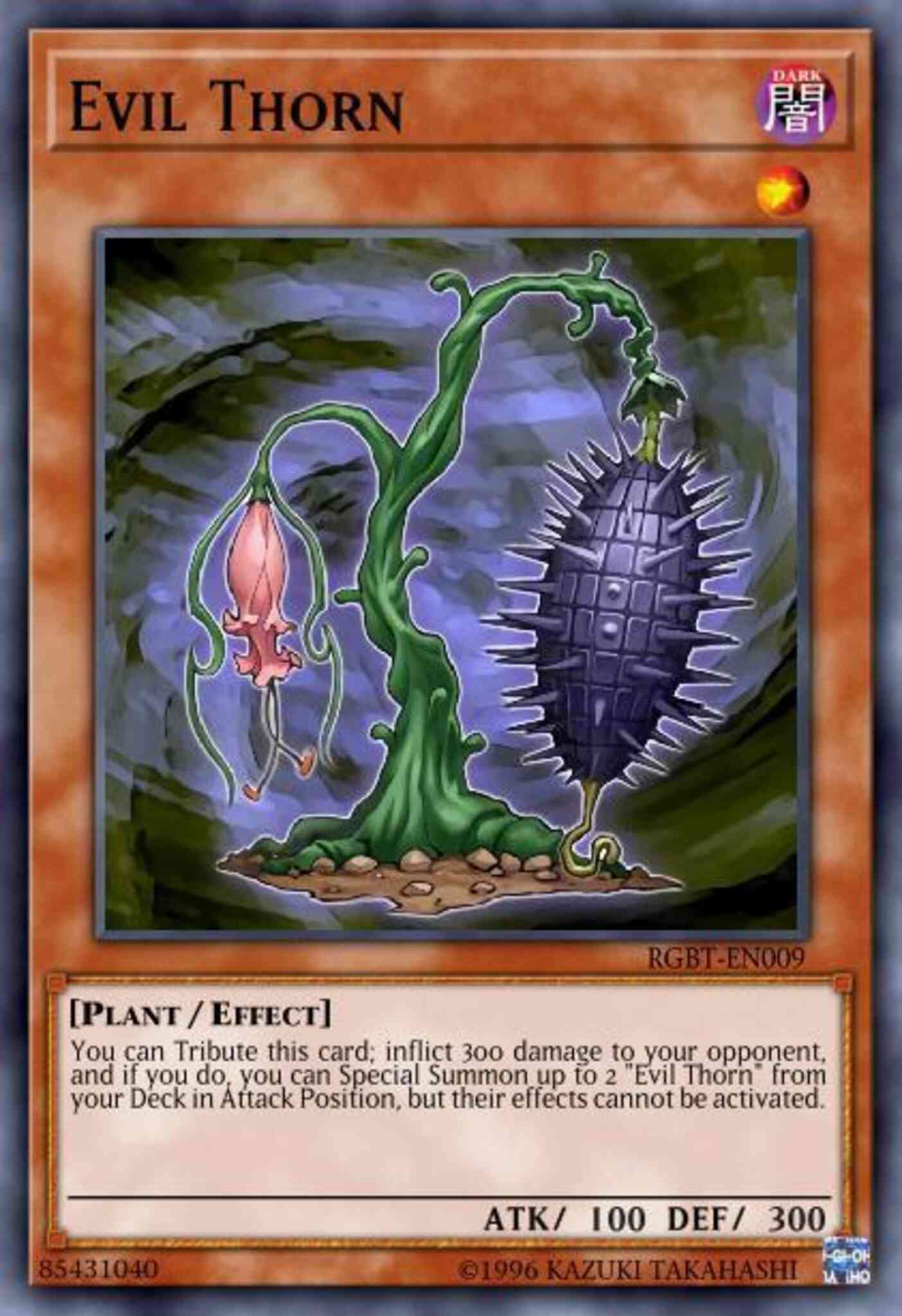 Evil Thorn - RGBT-EN009 - Common - 1st Edition