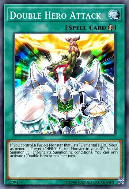Double Hero Attack - DUPO-EN005 - Ultra Rare - 1st Edition