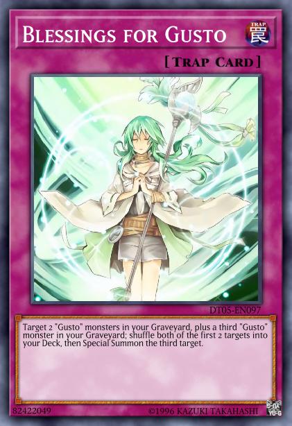 Blessings for Gusto - HA05-EN059 - Super Rare - Unlimited