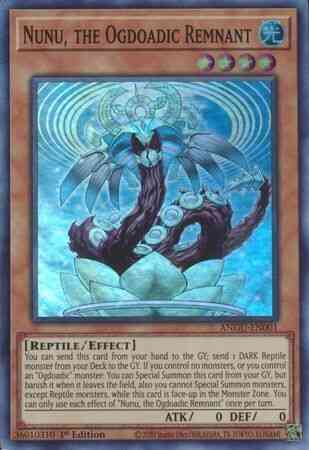 Nunu, the Ogdoadic Remnant - ANGU-EN001 - Super Rare - 1st Edition