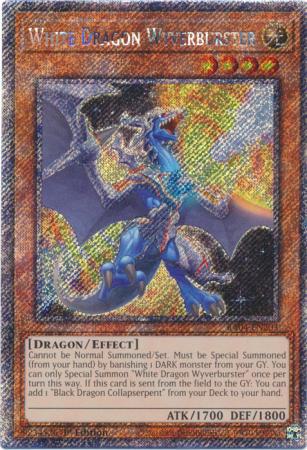 White Dragon Wyverburster - RA04-EN203 - Platinum Secret Rare - 1st Edition