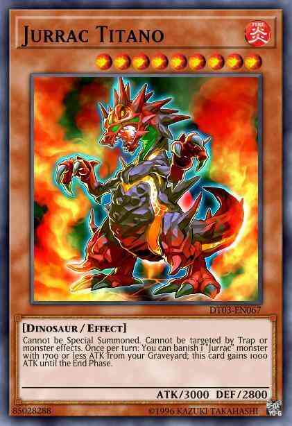 Jurrac Titano - BP02-EN089 - Rare - 1st Edition
