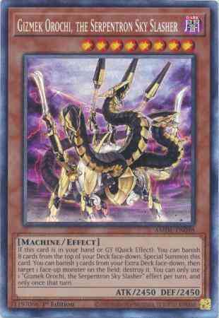 Gizmek Orochi, the Serpentron Sky Slasher - AMDE-EN048 - Collector's Rare - 1st Edition