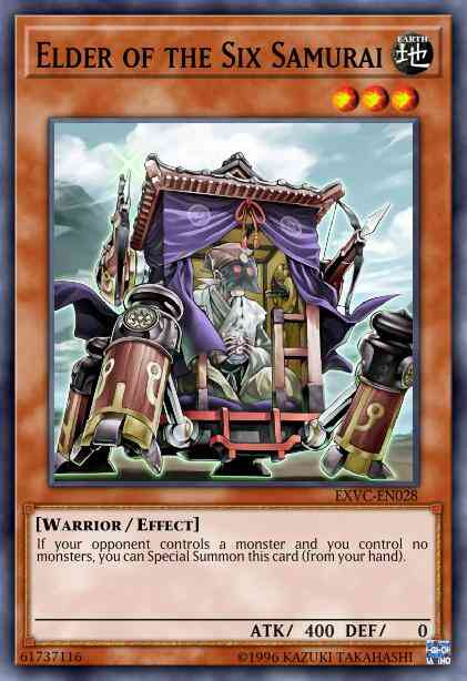 Elder of the Six Samurai - EXVC-EN028 - Common - 1st Edition