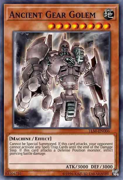 Ancient Gear Golem - BP01-EN011 - Starfoil Rare - 1st Edition