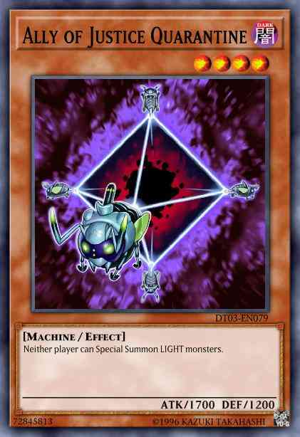 Ally of Justice Quarantine - HA03-EN051 - Super Rare - 1st Edition