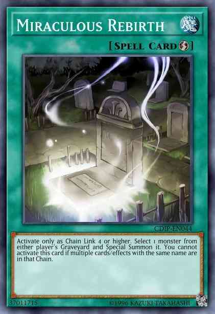 Miraculous Rebirth - CDIP-EN044 - Ultimate Rare - Unlimited