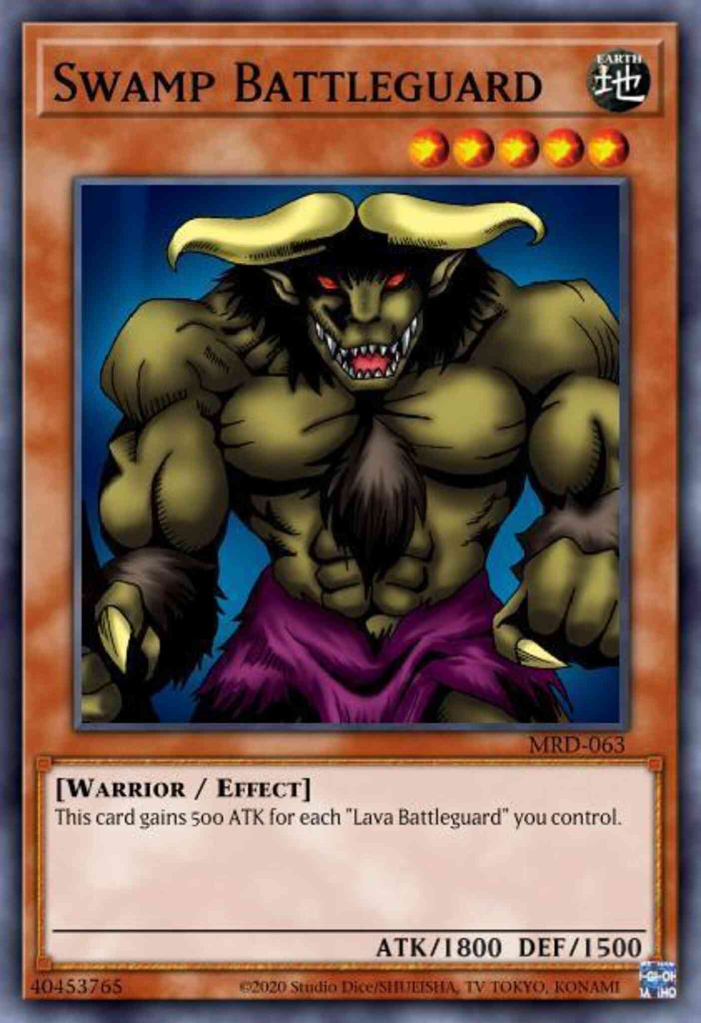 Swamp Battleguard - SP15-EN002 - Shatterfoil Rare - 1st Edition