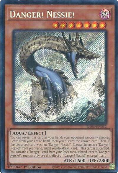 Danger! Nessie! - RA05-EN012 - Secret Rare - 1st Edition
