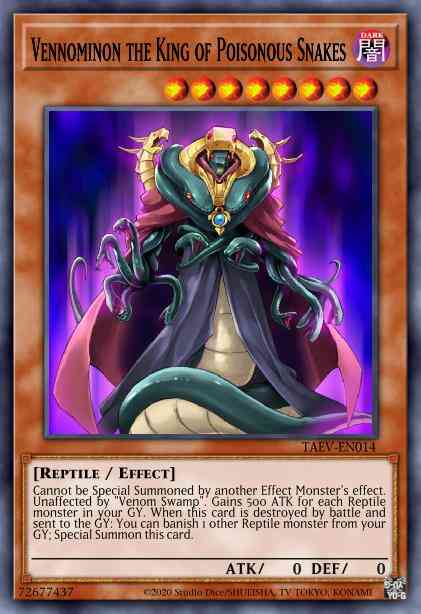 Vennominon the King of Poisonous Snakes - TAEV-EN014 - Ultimate Rare - Unlimited