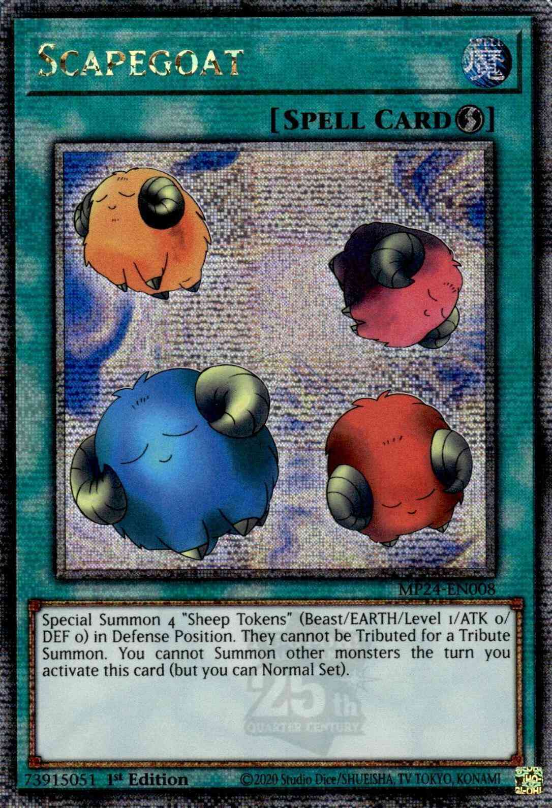 Scapegoat - MP24-EN008 - Quarter Century Secret Rare - 1st Edition