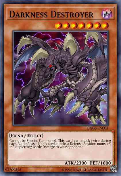 Darkness Destroyer - GX06-EN003 - Super Rare - Limited