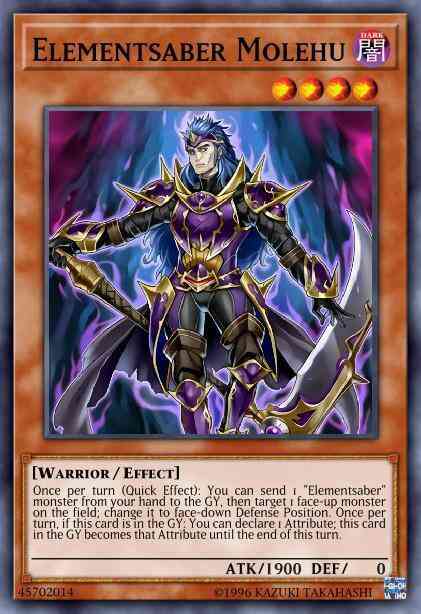 Elementsaber Molehu - FLOD-EN024 - Ultra Rare - 1st Edition