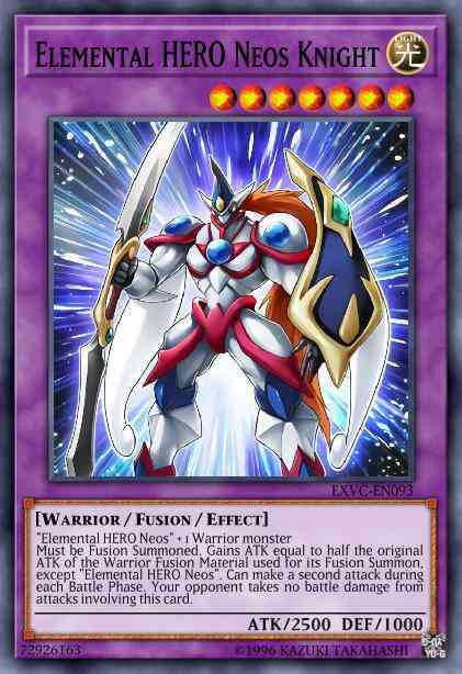 Elemental HERO Neos Knight - EXVC-EN093 - Ultra Rare - 1st Edition