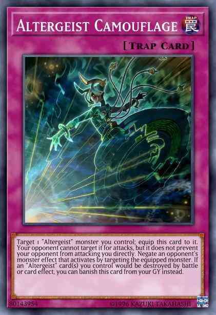 Altergeist Camouflage - CIBR-EN070 - Rare - 1st Edition