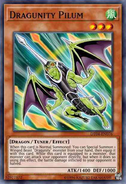 Dragunity Pilum - HA04-EN046 - Super Rare - 1st Edition