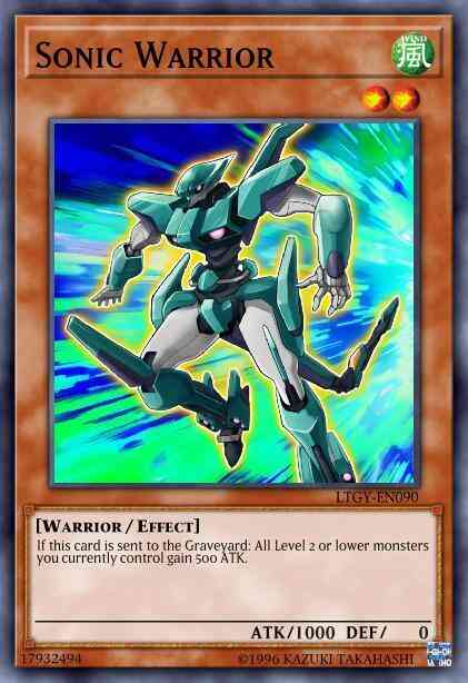Sonic Warrior - LTGY-EN090 - Common - 1st Edition