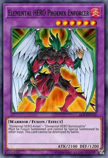 Elemental HERO Phoenix Enforcer - EOJ-EN032 - Ultimate Rare - Unlimited