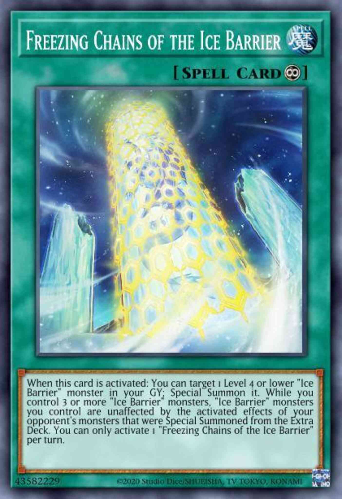 Freezing Chains of the Ice Barrier - SDFC-EN028 - Common - 1st Edition