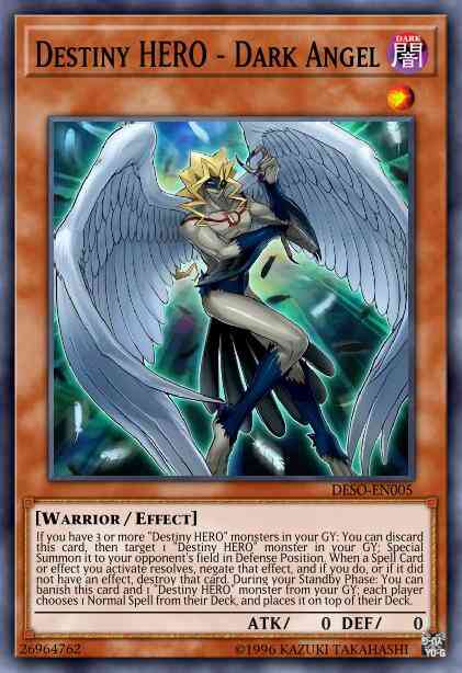 Destiny HERO - Dark Angel - LEHD-ENA09 - Common - 1st Edition
