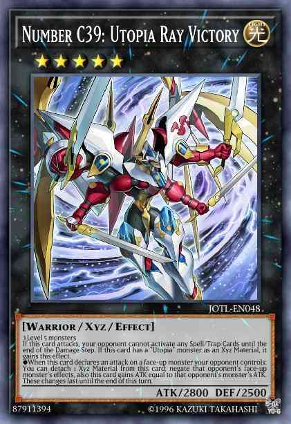 Number C39: Utopia Ray Victory - JOTL-EN048 - Ultimate Rare - Unlimited