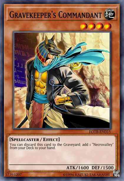 Gravekeeper's Commandant - LCYW-EN191 - Ultra Rare - Unlimited